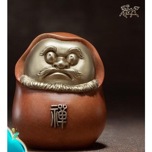 Furnishing articles "the dharma household act the role ofing is tasted copper crafts gift decoration desktop furnishing articles