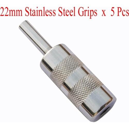 22MM Tattoo Stainless Steel Grip With Back Stem Tattoo Grips Supply 302-3