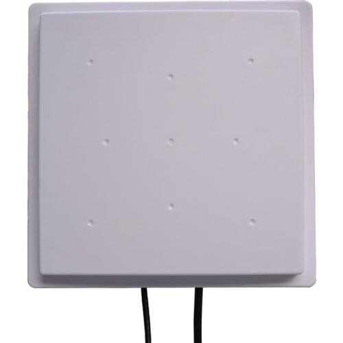 Vehicle Access Control Integrated UHF RFID Reader Middle Long Range Built-in 9dbi Circular Antenna RS232 Wiegand26 34 RS485 TCP