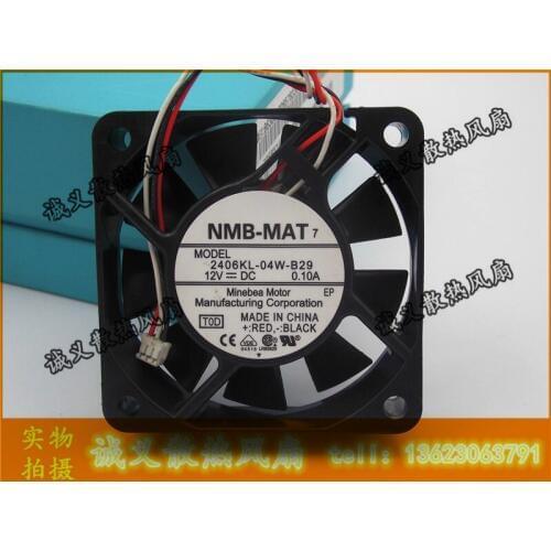NMB 6015 12V 0.10A 2406KL-04W-B29 Projector cooling fan