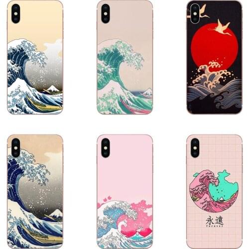 Wave Art Japanese Green Illust Classic For Xiaomi Redmi Note 9 PRO Max 9s Mi9 mi10 lite Pro K30 K20 Pro 5G redmi 7 8a
