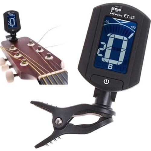 1pcs LCD Digital Bass Violin Ukulele Guitar Tuner guitar accessories parts Musical instrument