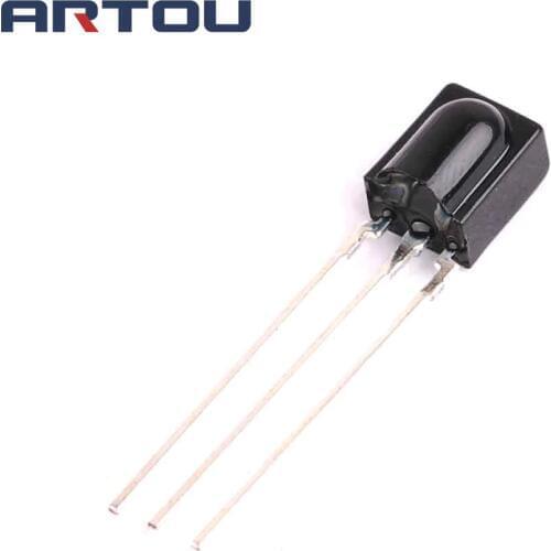 10PCS Reception Distance 15M Infrared VS838 Receiver Modules 38KHZ integrated infrared Receiving Head