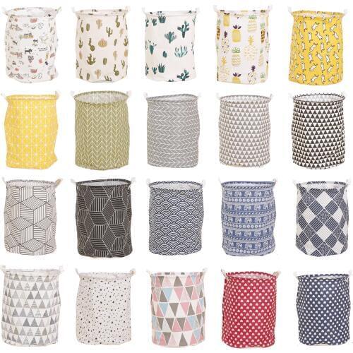 2020 New Large Folding Laundry Basket Home Sundries Storage Box For Kids Toys Organizers Dirty Clothes Storage basket Barrel