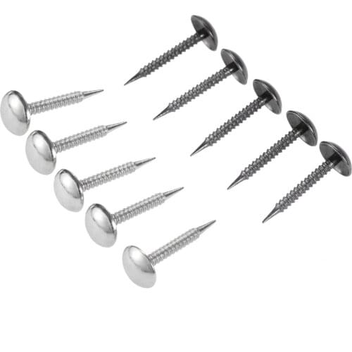 50Pcs Upholstery Nails Sliver/Black 8*20mm Jewelry Wood Box Sofa Furniture Tack Stud Pushpin Doornail Furniture Home Decor