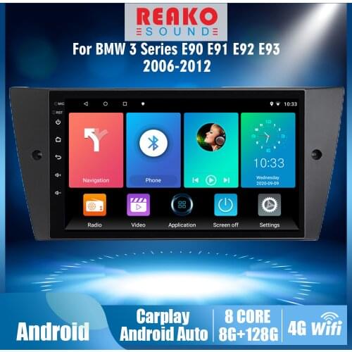 REAKOSOUND For BMW 3 Series E93 E92 E91 E90 2006-2012 2 din Car Multimedia Video Player Android Navigation GPS Wifi Head Unit