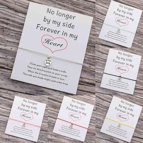 Dog Lover Love Dog Person Dogs Bracelets for Women Men Unisex Friendship Dogs Charm Adjustable Bracelet Jewelry Gifts