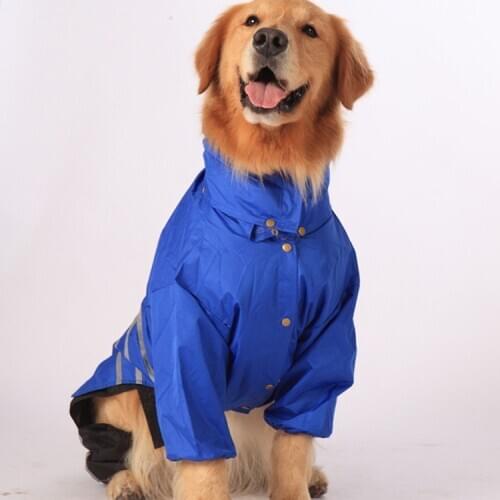 Medium Big Dog Raincoat For Large Dog Three sets Rain Coat Jacket Waterproof For Pet Dog Clothing Husky Labrador Outdoor Clothes
