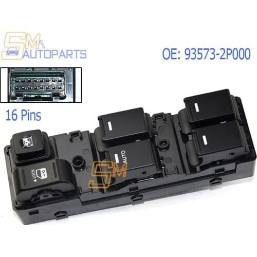 Master Power Window Control Switch 93573-2P000 935732P000 For 2011-2015 KIA Sorento
