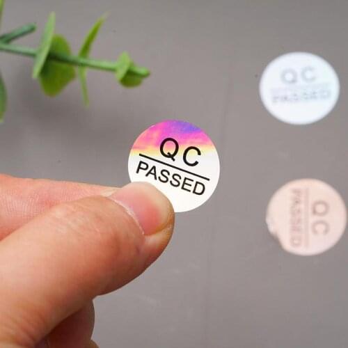 Hologram Sticker QC Certified Sticker Diameter 1cm * Lot Waterproof Appliances / 10mm For Electronic 10 50pcs And Hom N0M3