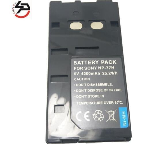 LPD 6v 4200mah 100% brand new Rechargeable Batteries for Sony NP-77H NP-77 F36 F38 F40 F45 F46 F50 CCD-20061 CCD-50E CCD-SC6E