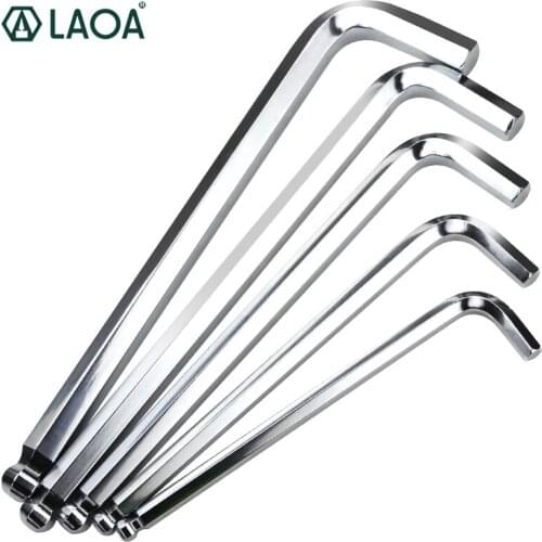 LAOA Multifunctional Wrench CRV Hex Wrench Ball Head Hex Wrench 12 / 14 / 17 / 19 / 22mm Double End