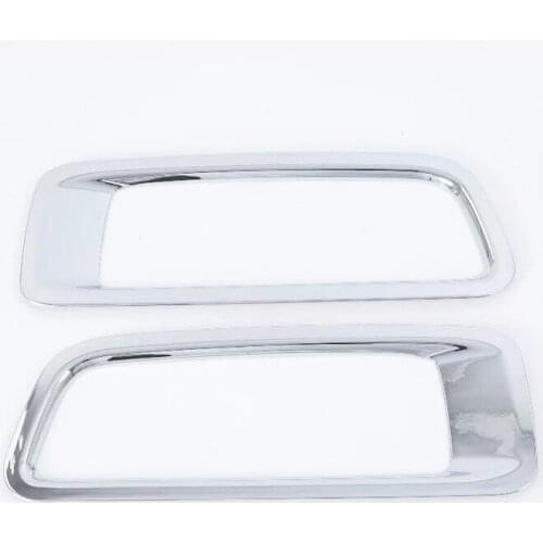 NEW Chrome Froot Hood Lid Air Vent Cover Trim 2pcs For Jeep Wrangler JL 2018 - 2019