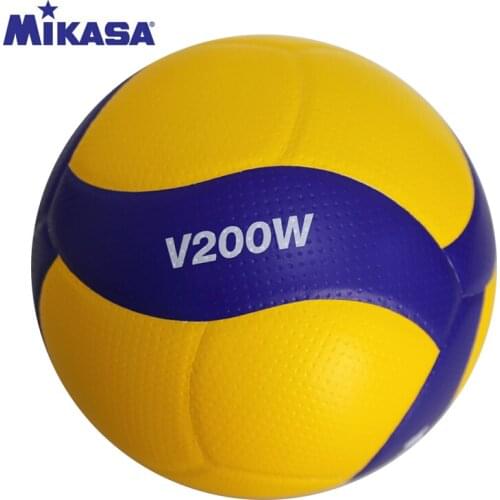 Original Mikasa Volleyball V200W FIVB Official Game Ball for The FIVB World Cup in 2019 FIVB Approve Official Volleyball