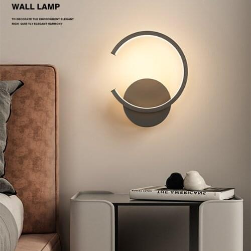 Bedroom Bedside Wall Light Warm/3 Colors Lighting Indoor LED Wall Lamp Simple Light Fixture Aluminum AC 85-265V Luminaire