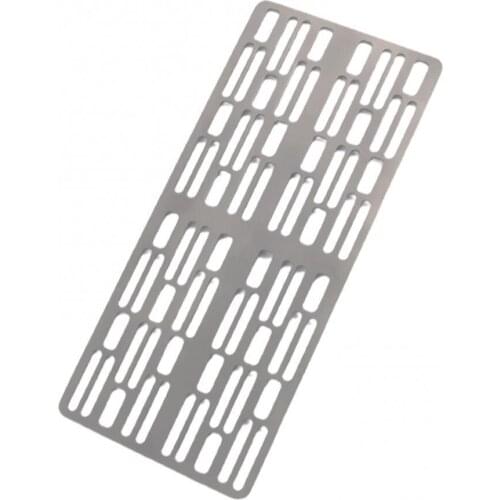 Durable Square Titanium White Grilled Duck Leg Chicken Legs Barbecue Ultralight Outdoor Camping BBQ Plate Rack For Gas Charcoal