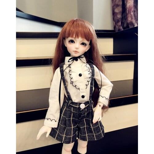 1/6 1/4 1/3 scale BJD School uniforms shirt+skirt for SD clothing BJD doll accessories,Not included doll,shoes,wig,accessories