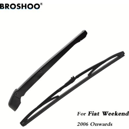 BROSHOO Car Rear Wiper Blade Blades Back Windscreen Wiper Arm For FIAT Weekend Hatchback (2006 Onwards) 410mm Auto Styling
