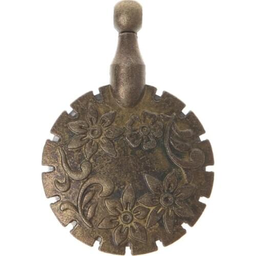 Sewing Thread Yarn Cutter Pendant Round Shape Antique Bronze Craft DIY Tool Home for Tailor Dressmaking Sewing Knitting Tools