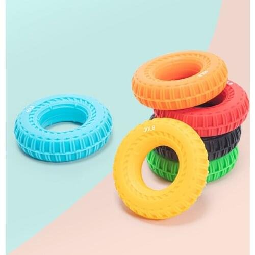 Silicone hand Grip ring wrist exerciser hand-muscle developer grip strength finger strengthener 100 % silicon hand for practice