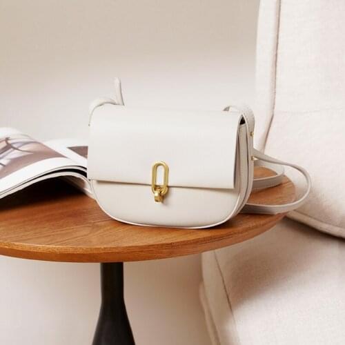 High-quality Messenger Small Bag Female Summer 2021 New Fashion All-match Saddle Bag Female Shoulder Bag Leather Handbag