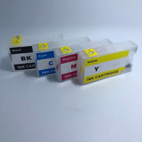 YOTAT 1set Refillable PGI1700 ink cartridge PGI-1700 for Canon MAXIFY MB2070 MB2370 printer