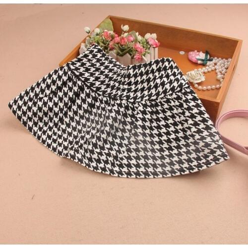 Skirts For Girls Clothes 2019 Summer Children Clothing Fashion Houndstooth Tutu Skirt Kids Clothes Girls Skirts Saia 1-16Y