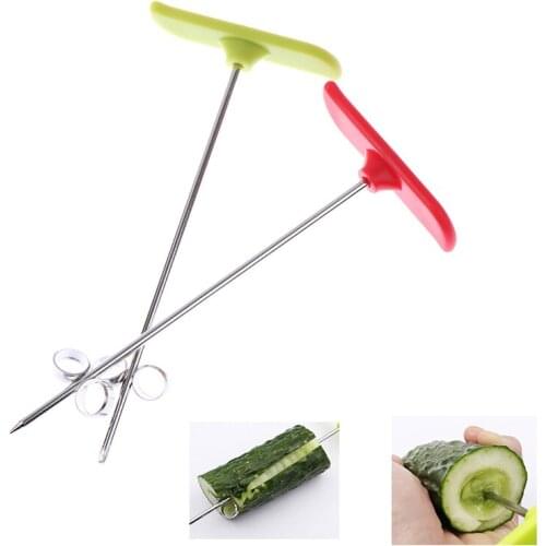 1pc Potato Salad Chopper Cucumber Vegetables Spiral Knife Spiral Slicer Cutter
