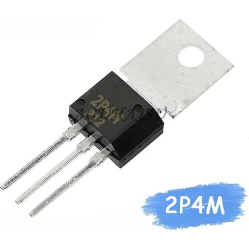 10PCS 2P4M way SCR thyristors 2A 500V TO-202 TO202 new original
