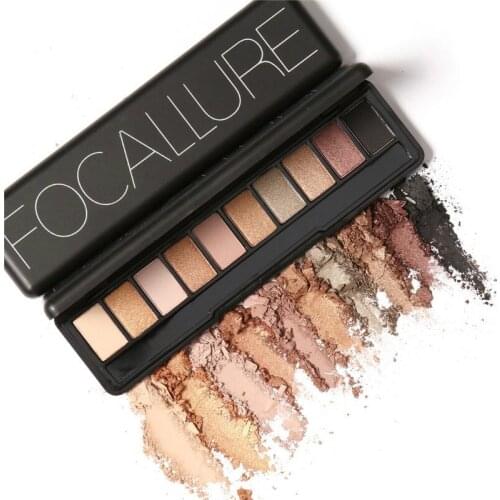 10Pcs Makeup Palette Natural Eye Makeup Light Eye Shadow Makeup Shimmer Matte Eyeshadow Palette Set