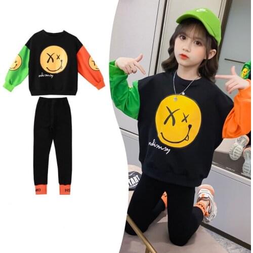 2021 Girls Clothing Sets Autumn Lightweight Clothes Children Kids Girls Boutique Fashion Outfit Teen Tracksuit for Toddle Grils