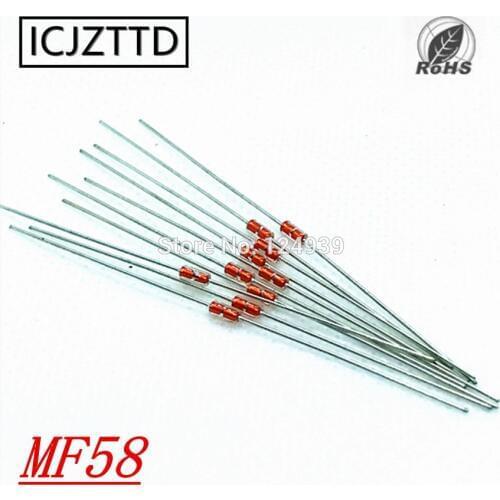 20pcs NEW NTC Thermal Res MF58 Glass sealed thermistor MF58 1% 3950 B 103 503 104 10K 50K 100K ohm Temperature sensor 25degree