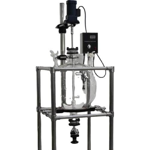 50L High Borosilicate glass laboratory liquid separation oil water glass gas liquid cyclone separator