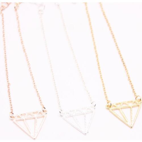 Hollow out geometric figure bracelets for girl Two dimension geometric figur bracelets and