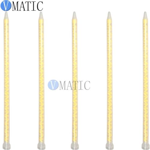 Free Shipping High Quality Plastic Resin Static Mixer MS 10-32 Mixing Nozzles For Duo Pack Epoxies (Yellow Core)