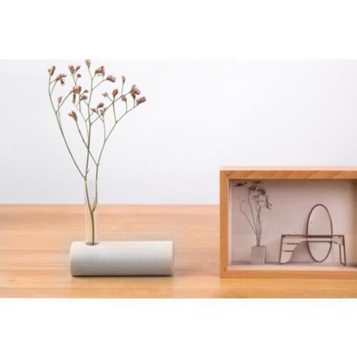 Concrete silicone mold table top decoration flowerpot mold cement hydroponics vase mold