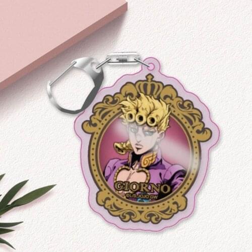 Kujo Jotaro Yoshikage Acrylic Keychain Accessories cosplay Anime jojo bizarre adventure
