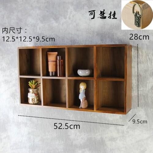 Wood Shelf Wooden Storage Box Desktop Storage Rack Household Accessories Home Organization Storage Boxes Holders