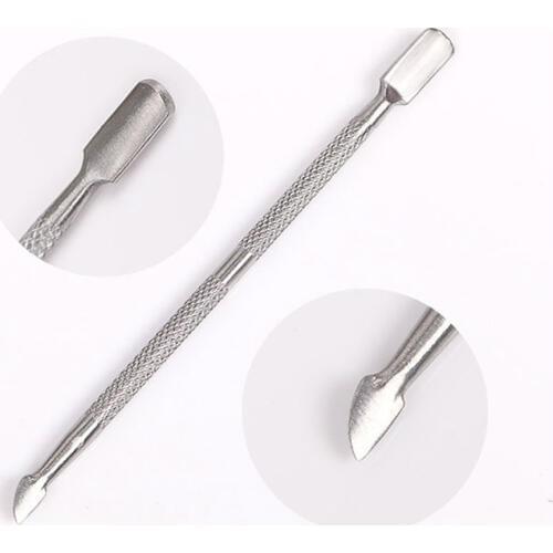 20PCS Nail Art tools Stainless Steel Cuticle Pusher Dead Skin Spoon Remover Nail Care Cleaner Manicure Pedicure Tool