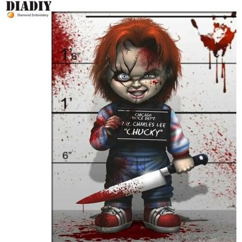 Full Square&round drill 5D DIY Diamond embroidery Horrible-baby Diamond Painting Cross Stitch Rhinestone Mosaic decor gift