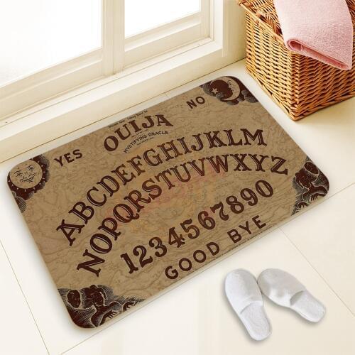 Hot Sale Custom Ouija Board Door Mat Art Design Pattern Printed Carpet Floor Hall Bedroom Cool Pad Fashion Rug 40x60cm