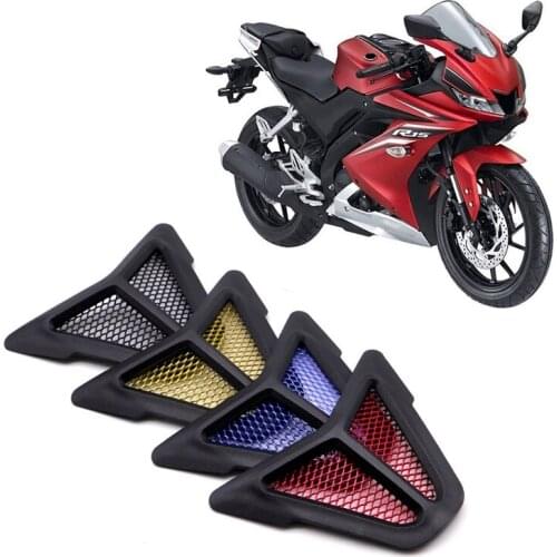 Motorcycle Headlights Air Intake Decorative Sheet Protection Cover for Yamaha YZF-R15 V3 2017-2020