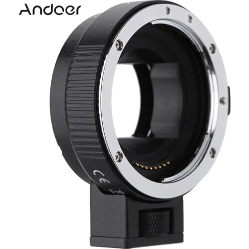 Andoer Auto Focus AF EF-NEXII Adapter Ring for Canon EF EF-S Lens to use for Sony NEX E Mount 3/3N/5N/5R/7/A7/A7R/ Full Frame