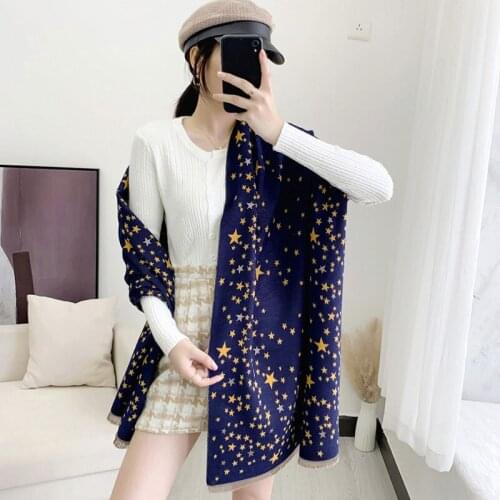 Luxury Women Scarf Brand Design Print Cashmere Scarves Winter Warm Ladies Pashmina Fashion Long Soft Shawls Wraps