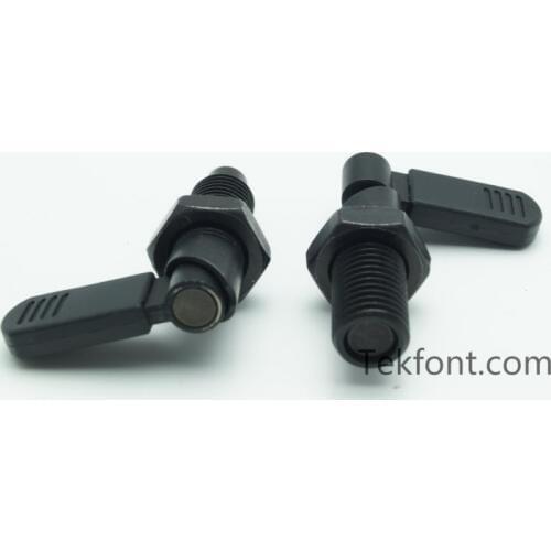 TF08002--M12x1.5x6 Black Oxided Steel Indexing plunger
