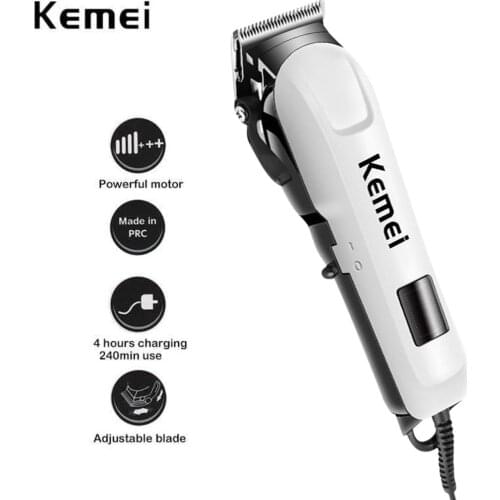 KEMEI Km-809A Trimmer Professional Hair Clipper Cutting Machine Hairs Trimmer Electric Haircut Machine Hairs Hairdresser Tools