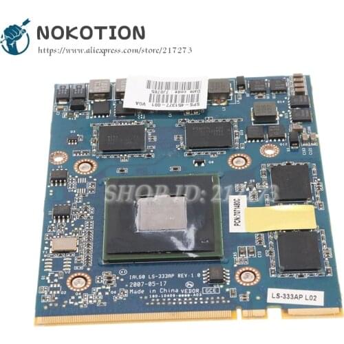 NOKOTION 451377-001 LS-333AP for HP 8710P 8710W Laptop MXM VGA Video Card Graphics FX 1600M FX1600 FX1600M G84-975-A2