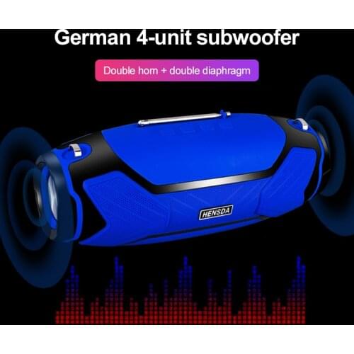 High Power 40W Music Center Radio Wireless Bluetooth Speakers For PC Computer Boom Box Portable Outdoor Column Stereo Subwoofer