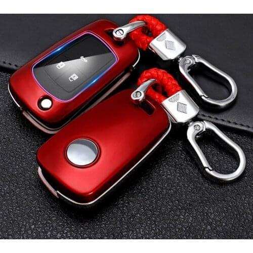 Carbon Fiber ABS Protective Car Key Case Keyless Fob Remote Key Cover Skin For Buick GM Chevy Chevrolet Cruze Camaro Equinox