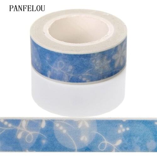 PANFELOU 1.5CMx10M green circle Dividing Stickers border masking adhesive paper washi tape DIY Scrapbooking Hand account